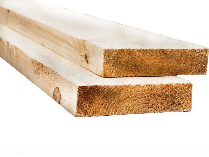 Доска обрезная 2-3 сорт из сухостойной древесины 50 мм