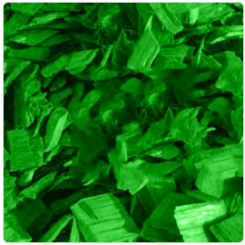 Зеленая щепа декоративная, 50 л